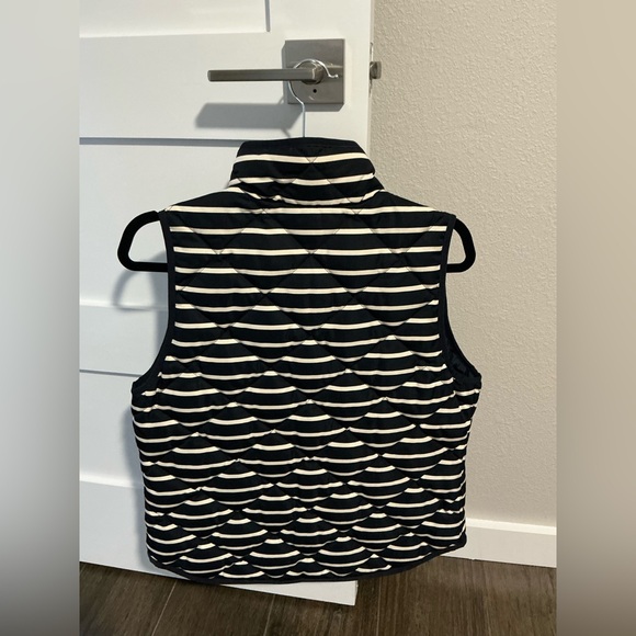 Jcrew navy and white striped vest - Picture 3 of 3